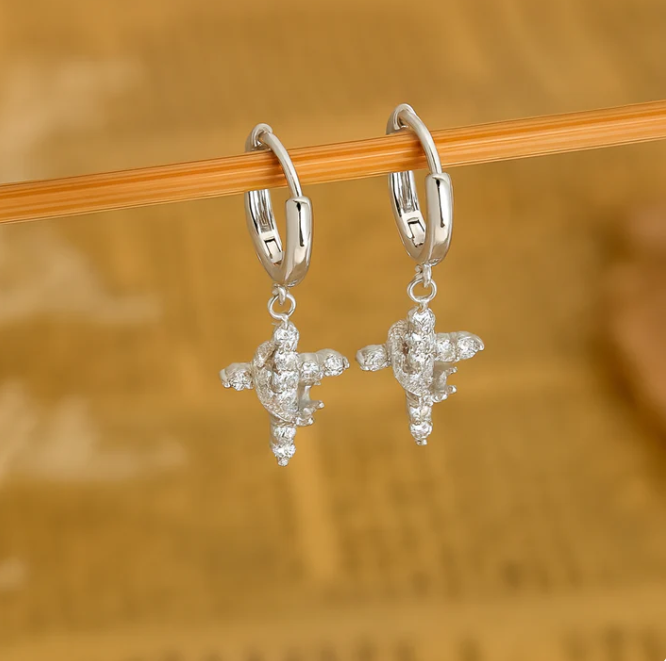 Cross & Crown Earrings